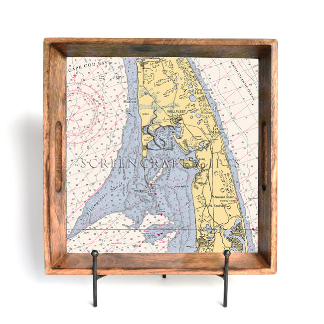 Wellfleet, MA- Wood Serving Tray