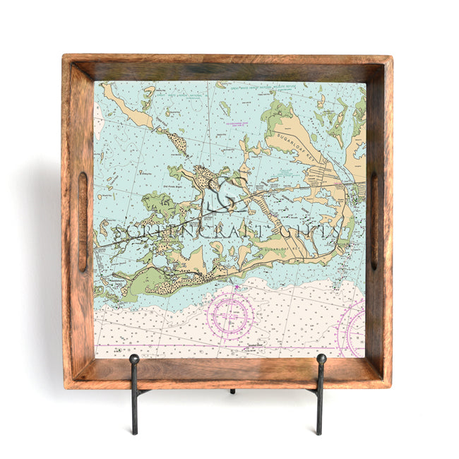 Sugarloaf Key, FL  - Wood Serving Tray
