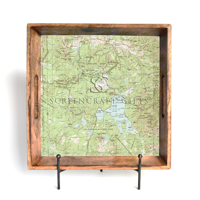 Yellowstone National Park-  Wood Serving Tray