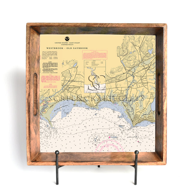 Westbrook, CT- Wood Serving Tray