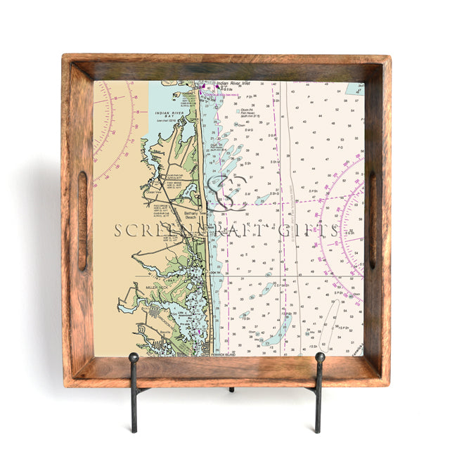 Bethany Beach, DE- Wood Serving Tray