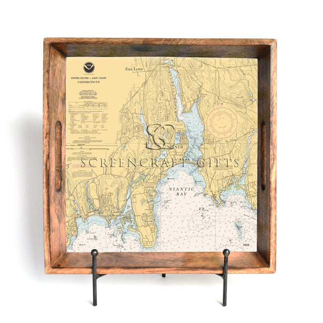 Niantic, CT - Wood Serving Tray