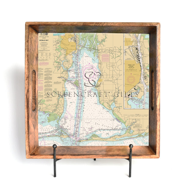 Mobile, AL - Wood Serving Tray