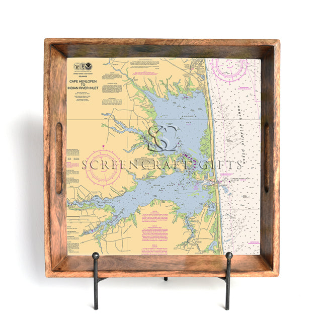Rehoboth Beach, DE- Wood Serving Tray