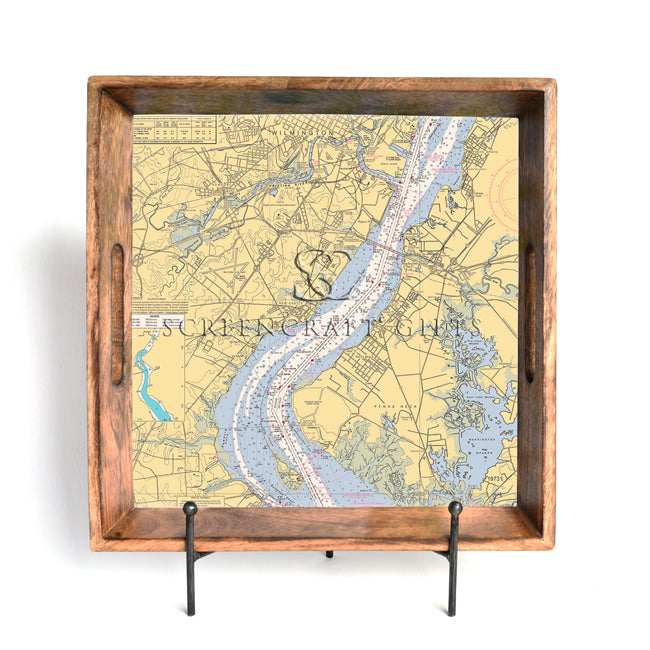 Wilmington, DE- Wood Serving Tray