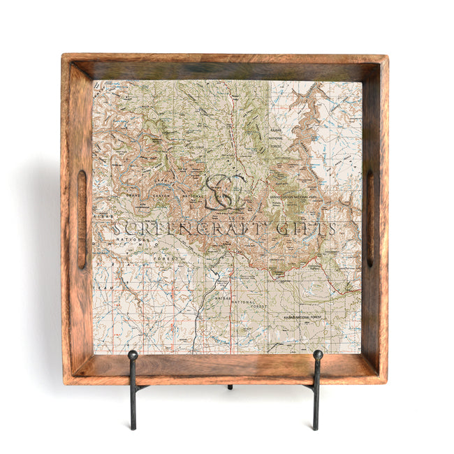 Grand Canyon National Park - Wood Serving Tray