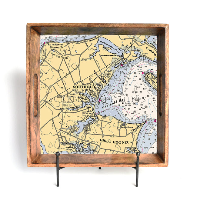 Southold, NY - Wood Serving Tray