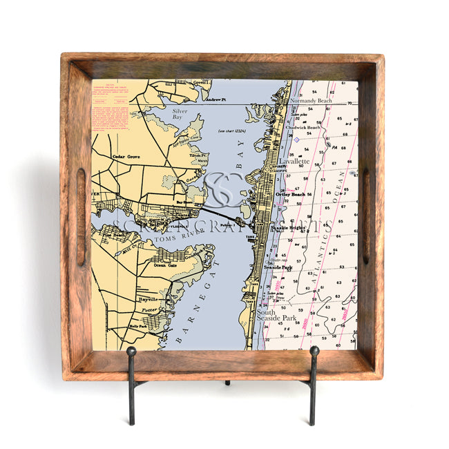 Seaside Park, NJ- Wood Serving Tray