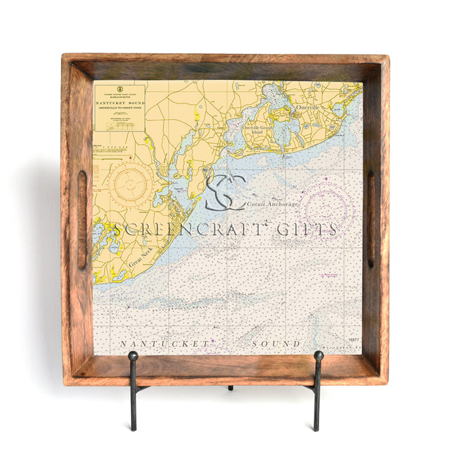 Osterville, MA - Wood Serving Tray