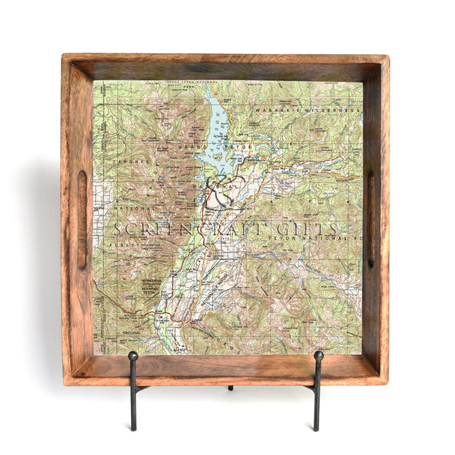 Grand Teton National Park-  Wood Serving Tray