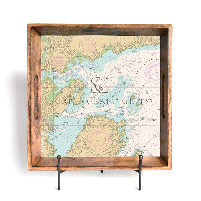 North Shore, MA - Wood Serving Tray