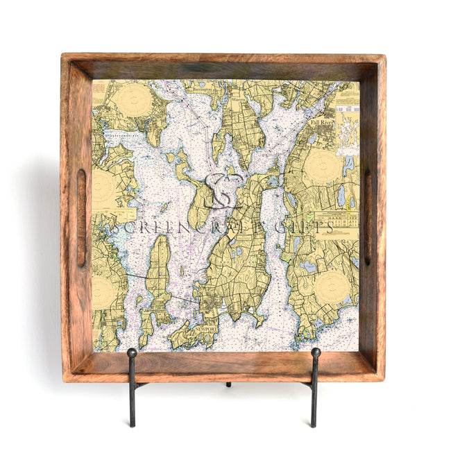 Narragansett Bay- Wood Serving Tray