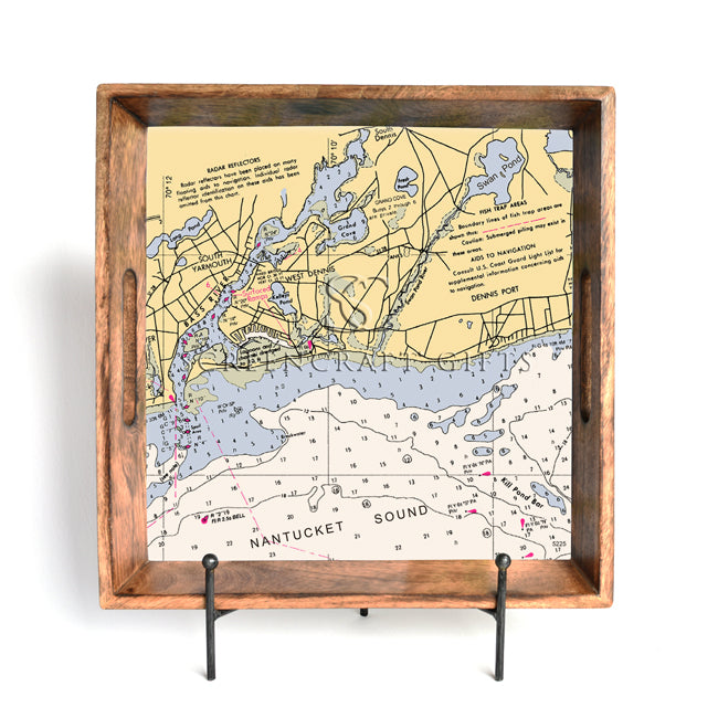 West Dennis, MA - Wood Serving Tray