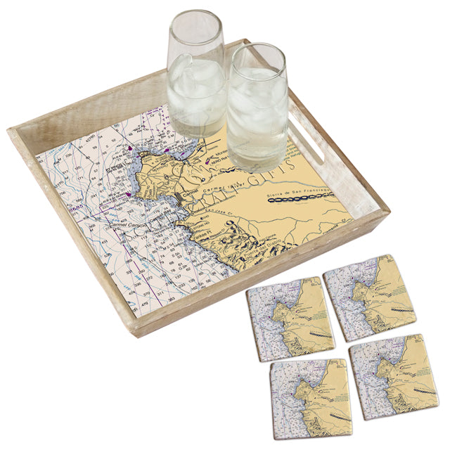 Carmel, CA -  Wood Serving Tray