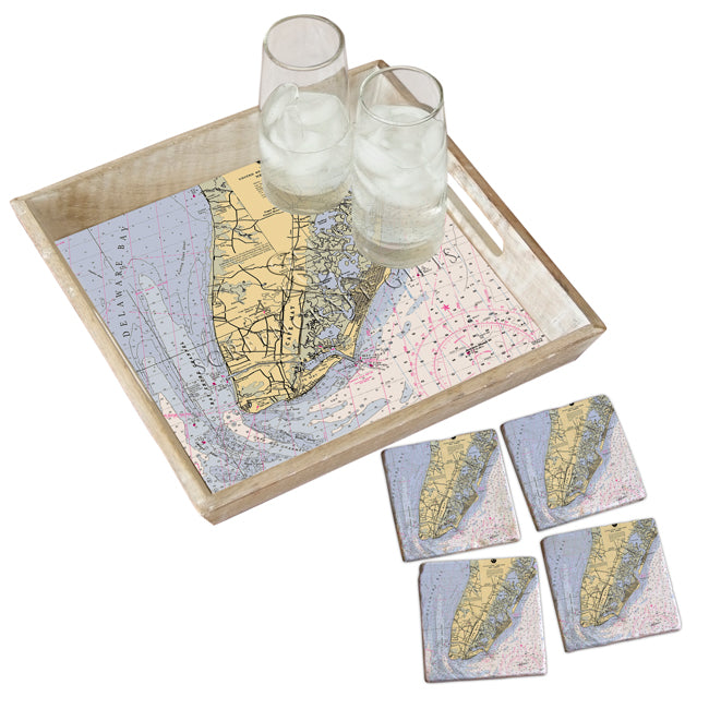 Cape May, NJ- Wood Serving Tray