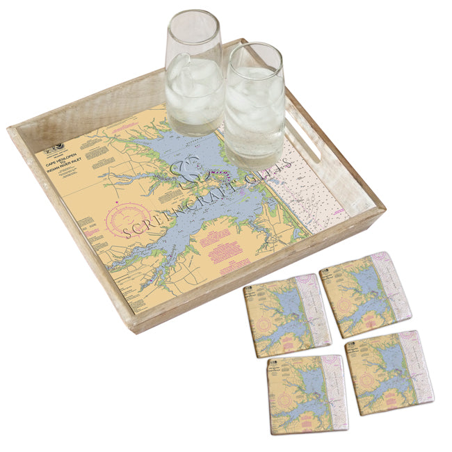 Rehoboth Beach, DE- Wood Serving Tray