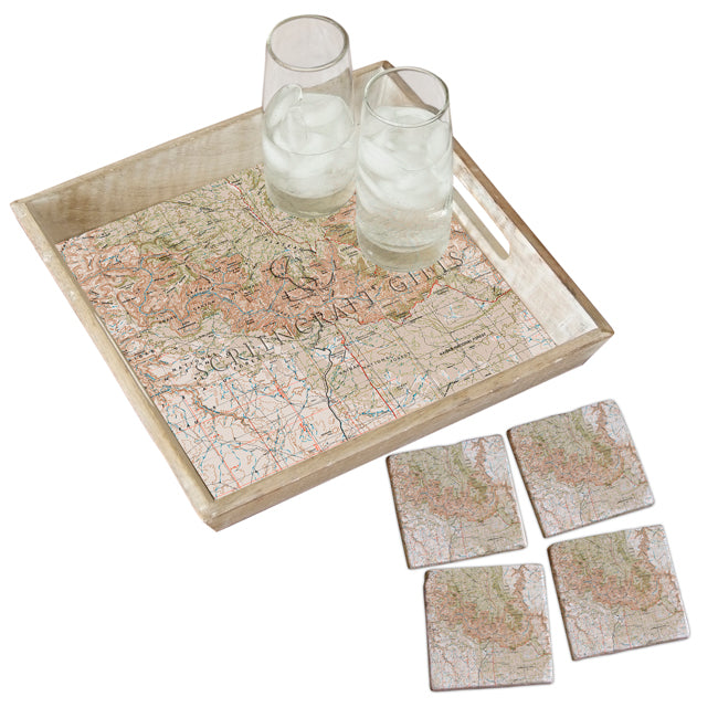 Grand Canyon National Park - Wood Serving Tray