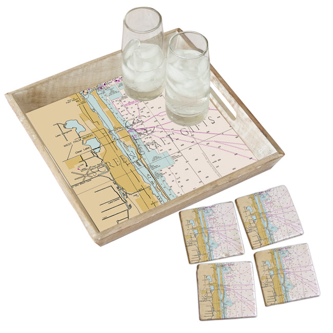 West Palm Beach, FL- Wood Serving Tray