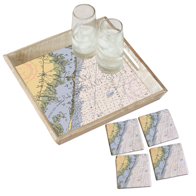 Long Beach Island, NJ- Wood Serving Tray