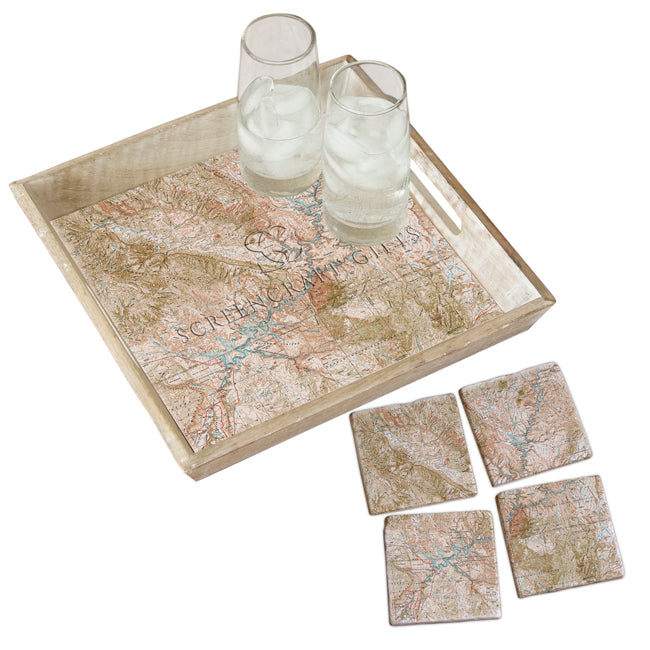 Glen Canyon National Recreation Area-  Wood Serving Tray