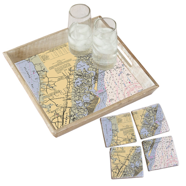 Stone Harbor, NJ - Wood Serving Tray