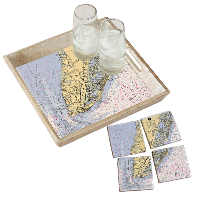 Cape May, NJ- Wood Serving Tray