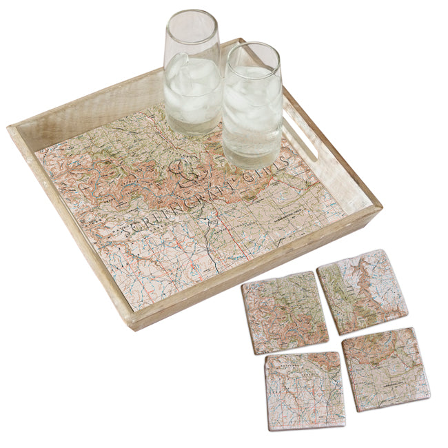 Grand Canyon National Park - Wood Serving Tray