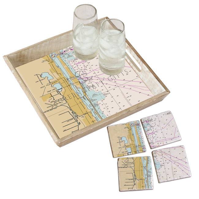 West Palm Beach, FL- Wood Serving Tray