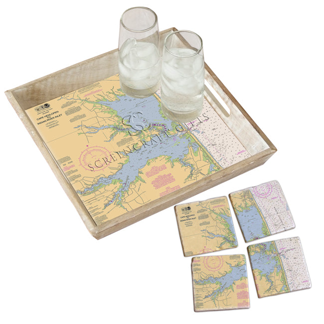Rehoboth Beach, DE- Wood Serving Tray