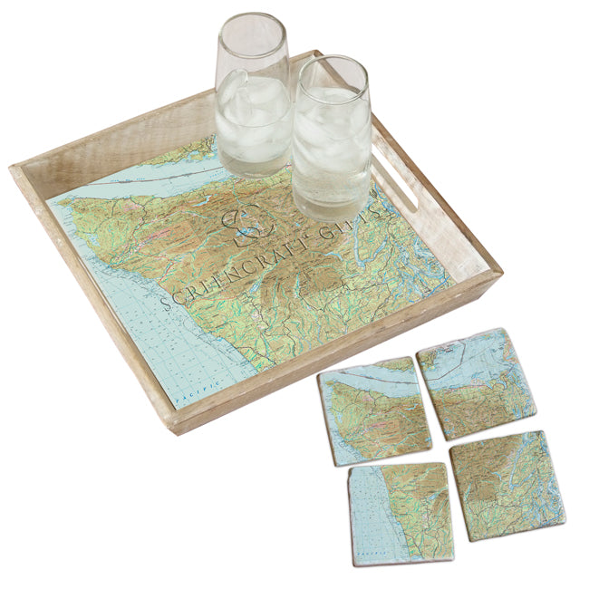Olympic National Park-  Wood Serving Tray