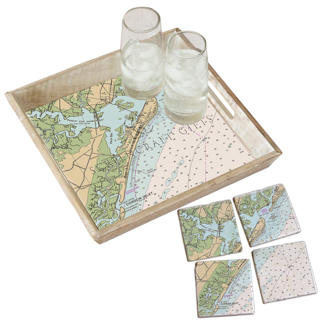 Ocean City, NJ - Wood Serving Tray