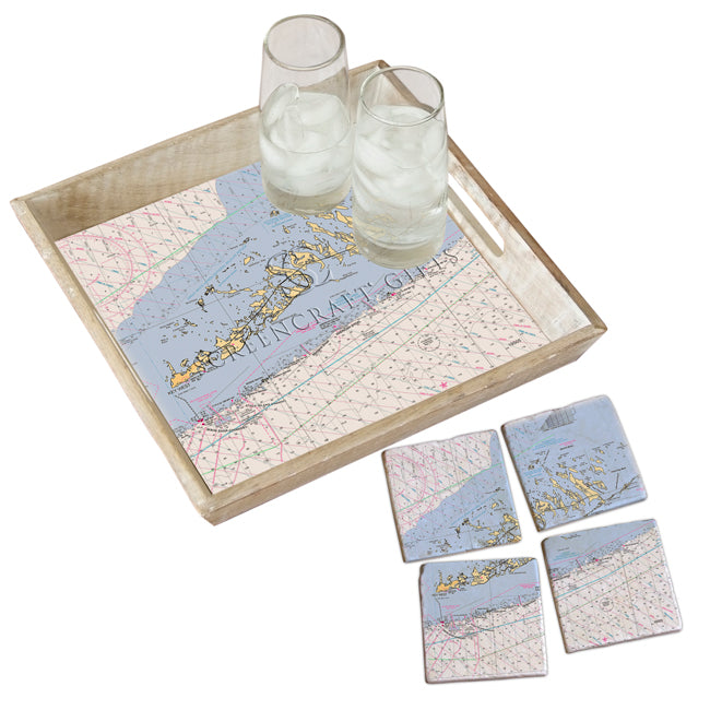 Lower Keys, FL-  Wood Serving Tray