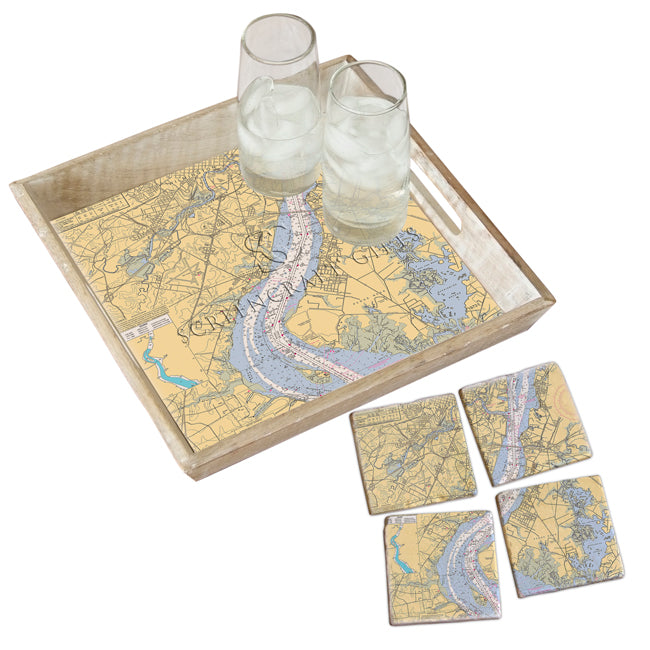 Wilmington, DE- Wood Serving Tray