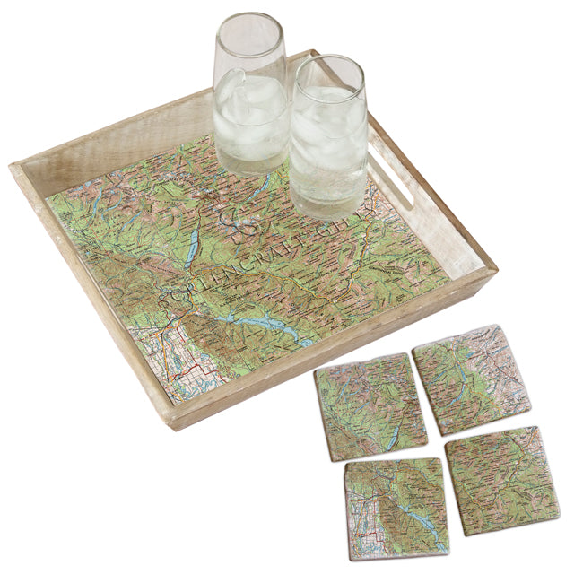 Glacier National Park-  Wood Serving Tray