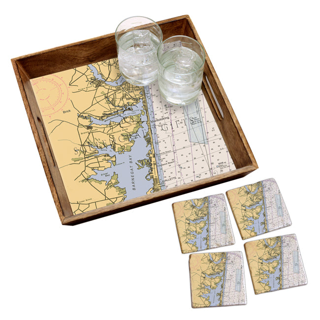 Point Pleasant, NJ- Wood Serving Tray