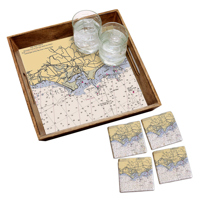 Clinton, CT - Wood Serving Tray