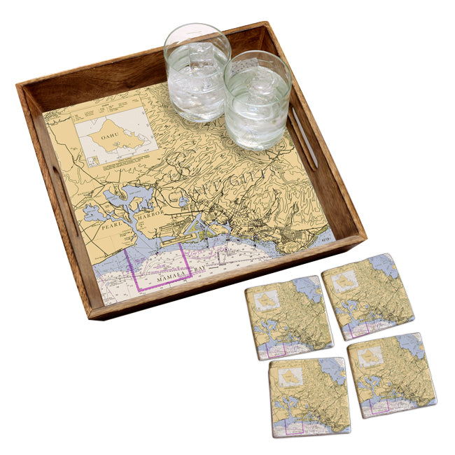 Pearl Harbor - Wood Serving Tray