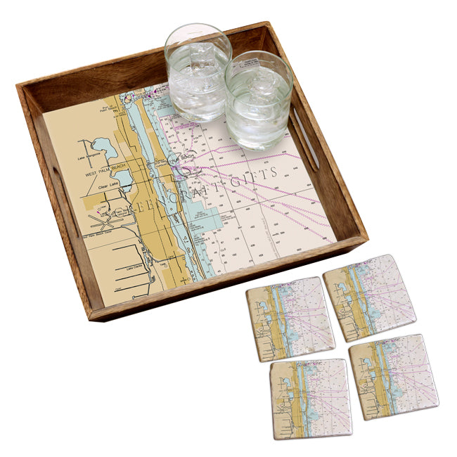 West Palm Beach, FL- Wood Serving Tray