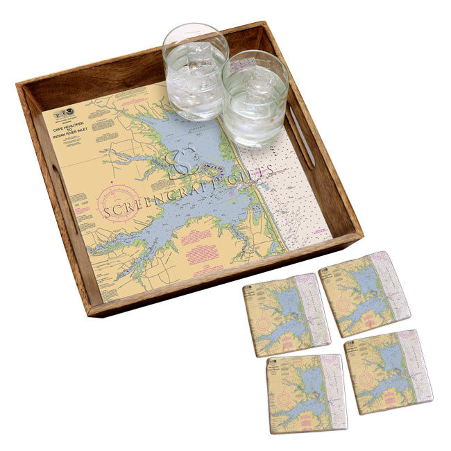 Rehoboth Beach, DE- Wood Serving Tray