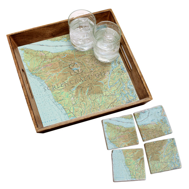 Olympic National Park-  Wood Serving Tray