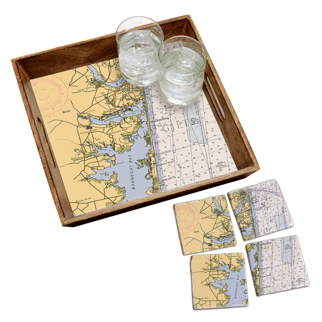 Point Pleasant, NJ- Wood Serving Tray
