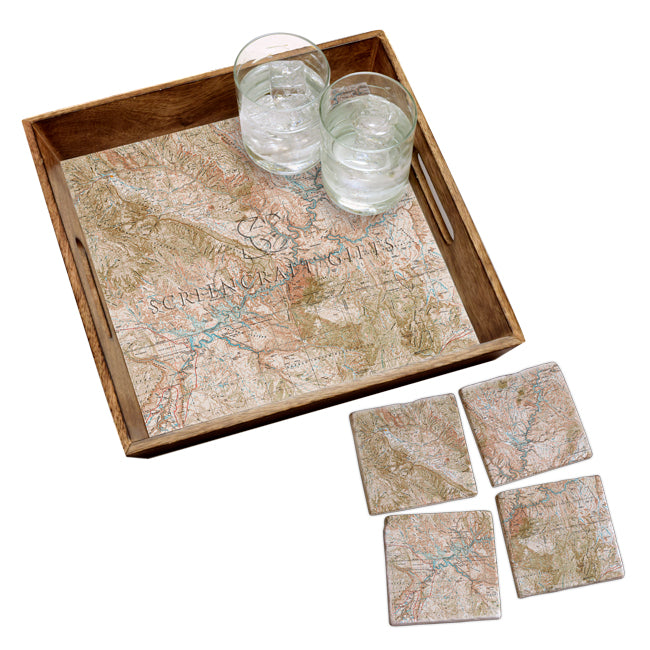 Glen Canyon National Recreation Area-  Wood Serving Tray