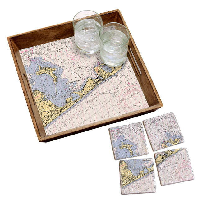 Montauk, NY- Wood Serving Tray