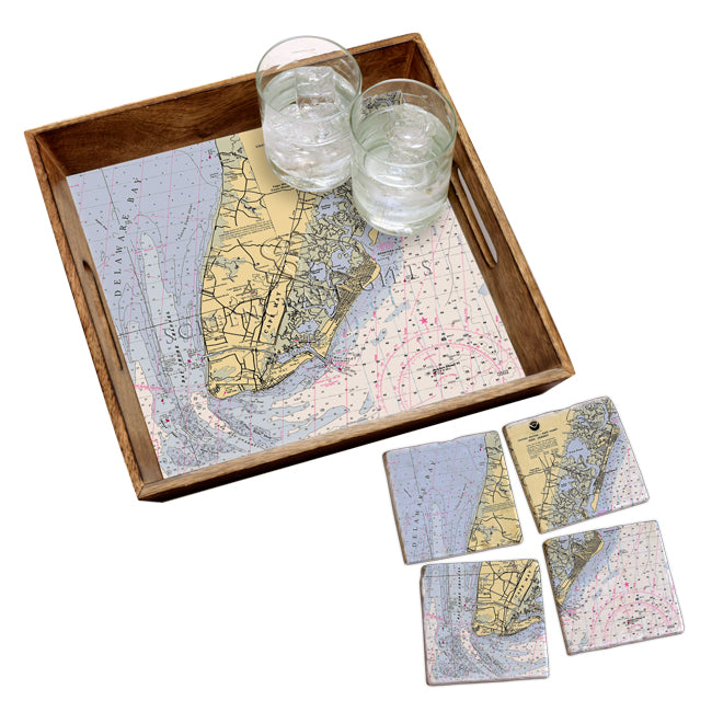 Cape May, NJ- Wood Serving Tray