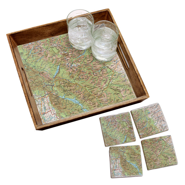 Glacier National Park-  Wood Serving Tray