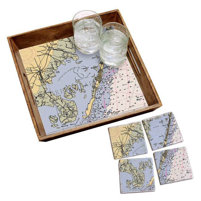 Beach Haven, NJ- Wood Serving Tray