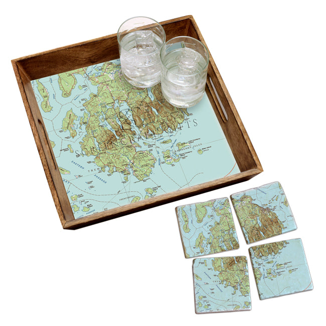 Acadia National Park-  Wood Serving Tray