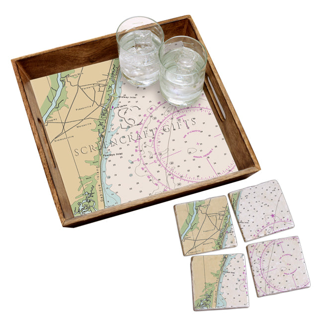 Pawleys Island, SC - Wood Serving Tray