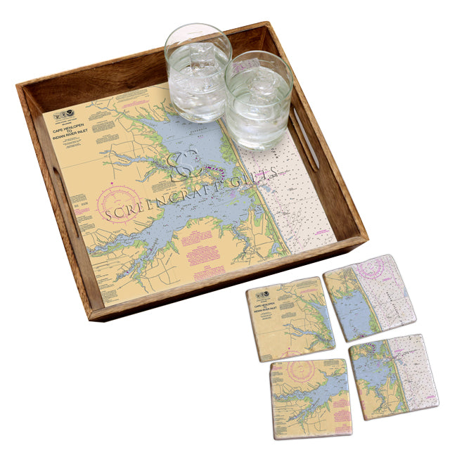 Rehoboth Beach, DE- Wood Serving Tray