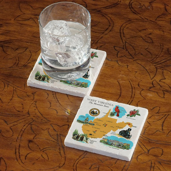 Celebrate Your State - Marble Coaster